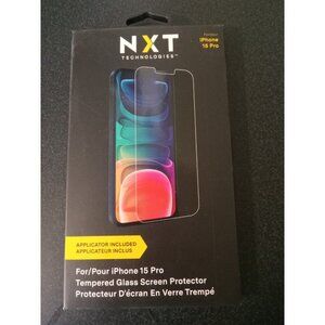 Tempered Glass Screen Protector for iPhone 15 Pro – Anti-Scratch – New